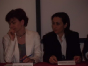 Il sindaco Michela Palestra e l'assessore Roberta Tellini