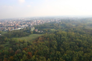 parco delle groane, panoramica su senago