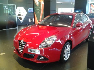 Arese - Museo Alfa Romeo - la nuova 'Giulia'