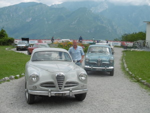 Magreglio - Raduno di auto storiche Alfa Romeo in occasione del centenario 1915-2015 dell'acquisizione da parte di Nicola Romeo della Anonima Lombarda Fabbrica Automobilistica